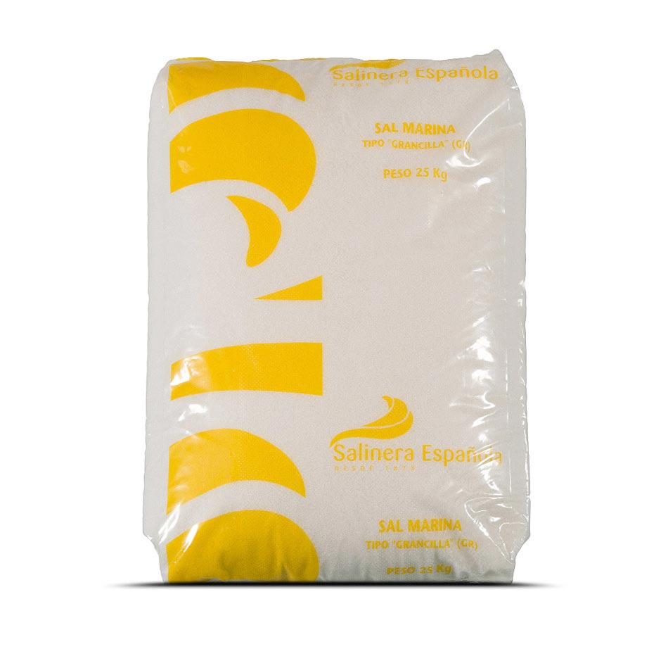 Sal gruesa seca tipo 2 saco de 25kg